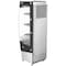 Koolmore Open Air Merchandiser Cooler Grab and Go Refrigerator with LED Lighting and Night Curtain CDAU-7C-SS - alternate 3